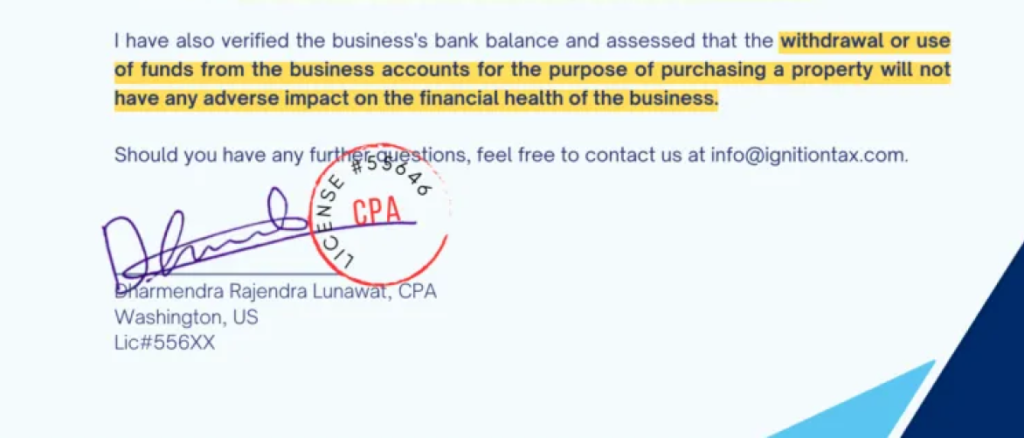 CPA Letter